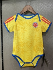 26-27 Colombia Home Yellow Baby Soccer Uniform-CS
