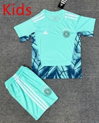 26-27 Germany Blue Kids/Youth Soccer Uniform-4247