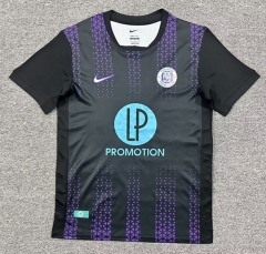 (S-4XL) 2025-2026 Toulouse FC 2nd Away Black Thailand Soccer Jersey AAA-512