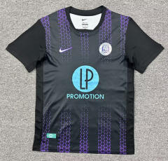 (S-4XL) 2025-2026 Toulouse FC 2nd Away Black Thailand Soccer Jersey AAA-512