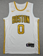 2026 City Edition Boston White #0 NBA Jersey-1380