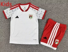 26-27 United Arab Emirates Home White Kids/Youth Soccer Uniform-7809