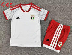 26-27 United Arab Emirates Home White Kids/Youth Soccer Uniform-7809