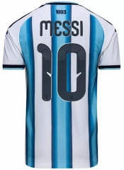 With Patch Player Version 2026 World Cup Argentina (MESSI #10) Home Blue&White Thailand Soccer Jersey AAA