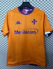 25-26 Fiorentina 4th Away Orange Thailand Soccer Jersey AAA-2044