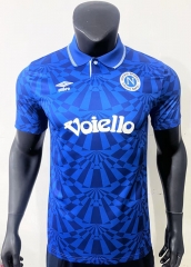 Retro Version 91-93 Napoli Home Blue Thailand Soccer Jersey AAA-0871