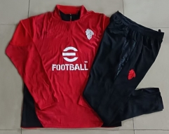 25-26 AC Milan Red Inkjet Thailand Soccer Tracksuit-815