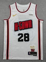 2025 City Edition Houston Rockets White #28 NBA Jersey-1380