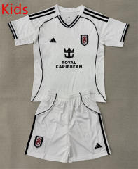 2025-2026 Fulham Home White Kids/Youth Soccer Uniform-AY