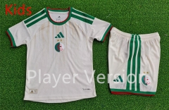 Player Version 2026 World Cup Algeria Home White Kid/Youth Soccer Uniform-9926