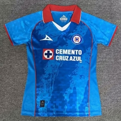 25-26 Special Version Cruz Azul Blue Women Thailand Soccer jersey AAA-912