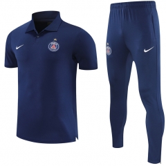 25-26 Paris SG Royal Blue Thailand Polo Uniform-4627