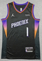 2026 Announcement Edition Phoenix Suns Black #1 NBA Jersey-1380