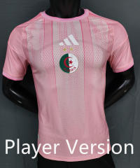 (XS-3XL) Player Version 26-27 Algeria Pink Thailand Soccer Jersey AAA-9926