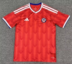 (S-4XL) 2026 World Cup Chile Home Red Thailand Soccer Jersey AAA-512