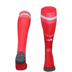 2026 World Cup Wales Home Red Thailand Soccer Socks