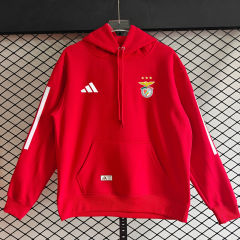 Player Version 25-26 Benfica Red Thailand Soccer Tracksuit Top With Hat-CS