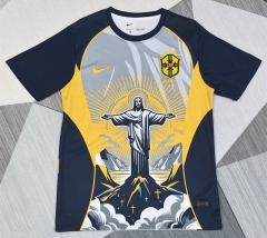 25-26 Special Edition Brazil Cyan Thailand Soccer Jersey AAA-4927