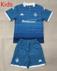 25-26 Fiorentina 2nd Away Blue Kid/Youth Soccer Uniform-AY