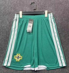 26-27 Northern Ireland Home Green Thailand Soccer Shorts-718