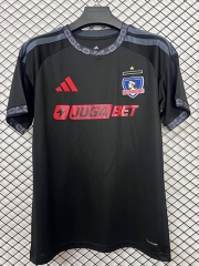 (S-4XL) 26-27 Colo-Colo Away Black Thailand Soccer Jersey AAA-2044