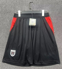 26-27 Austria Home Black Thailand Soccer Shorts-718
