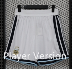 Player Version 26-27 Argentina Home White Thailand Soccer Shorts-888