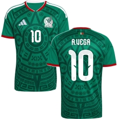 (S-4XL) 2026 World Cup Mexico Home Green (A. Vega #10) Thailand Soccer Jersey AAA-4506