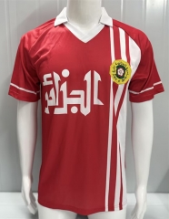 Retro Version 1986 Algeria Away Red Thailand Soccer Jersey AAA-503