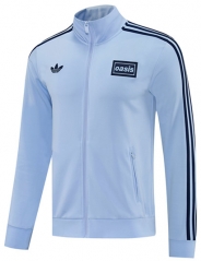 25-26 Adi&Oasis Light Blue Thailand Soccer Jacket-LH