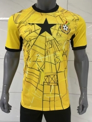 26-27 Ghana Yellow Thailand Soccer Jersey AAA-9809