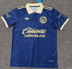 (S-4XL) 26-27 Club América Away Royal Blue Thailand Soccer Jersey AAA