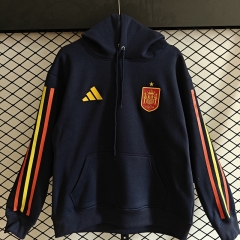 Player Version 25-26 Spain Royal Blue Thailand Soccer Tracksuit-CS