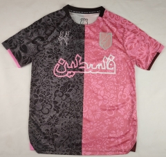 2025-2026 Special Arabic Version Palestine Black&Grey&Pink Thailand Soccer Jersey AAA-2038