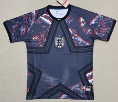 (S-4XL) 2026 World Cup England Goalkeeper Royal Blue Thailand Soccer Jersey AAA-4728
