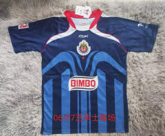 Retro Version 06-07 Deportivo Guadalajara Away Royal Blue Thailand Soccer Jersey AAA-2851
