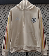 Player Version 26-27 Germany Home Beige Thailand Soccer Tracksuit Top With Hat-CS