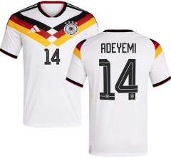 (S-4XL) 2026 World Cup Germany Home White (ADEYEMI #14) Thailand Soccer Jersey AAA-GB