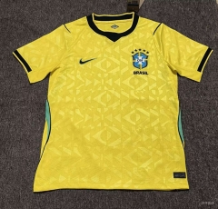 (S-4XL) 26-27 Brazil Home Yellow Thailand Soccer Jersey AAA-5378