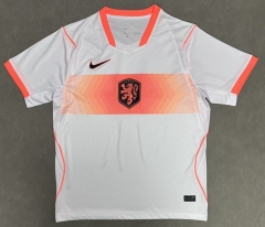 (S-4XL) 2026 World Cup Netherlands Away White Thailand Soccer Jersey AAA