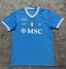 (S-4XL) 25-26 Super Cup Napoli Home Blue Thailand Soccer Jersey AAA-4506