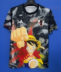 25-26 Japan Monkey D. Luffy Black Thailand Soccer Jersey AAA-6486