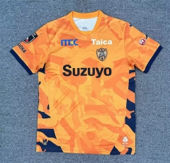 (S-4XL) 26-27 Shimizu S-Pulse Home Orange Thailand Soccer Jersey AAA-512