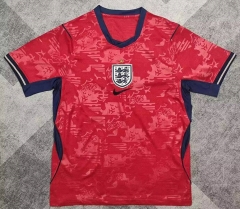 (S-4XL) 26-27 England Away Red Thailand Soccer Jersey AAA