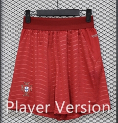(S-3XL) Player Version 26-27 Portugal Red Thailand Soccer Shorts-888
