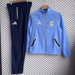 26-27 Argentina Light Blue Thailand Soccer Coat Uniform-2315