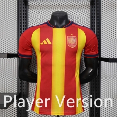 Player Version 26-27 Special Version Spain Red&Yellow Thailand Soccer Jersey AAA-888