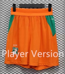 (S-3XL) Player Version 26-27 Cote d'Ivoire Orange Thailand Soccer Shorts-888