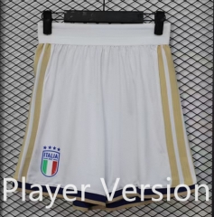 (S-3XL) Player Version 26-27 Italy White Thailand Soccer Shorts-888