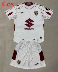 25-26 Torino FC Away White Kids/Youth Soccer Uniform-AY